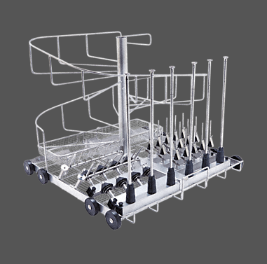 Kosze wsadowe i wózki do myjni medycznych Miele A 201