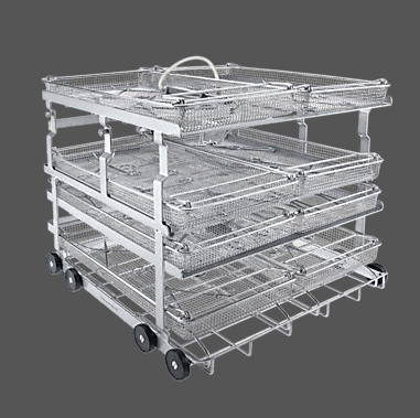 Kosze wsadowe i wózki do myjni medycznych Miele A 208