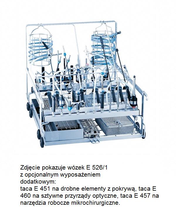 Kosze wsadowe i wózki do myjni medycznych Miele E 526/1 TA
