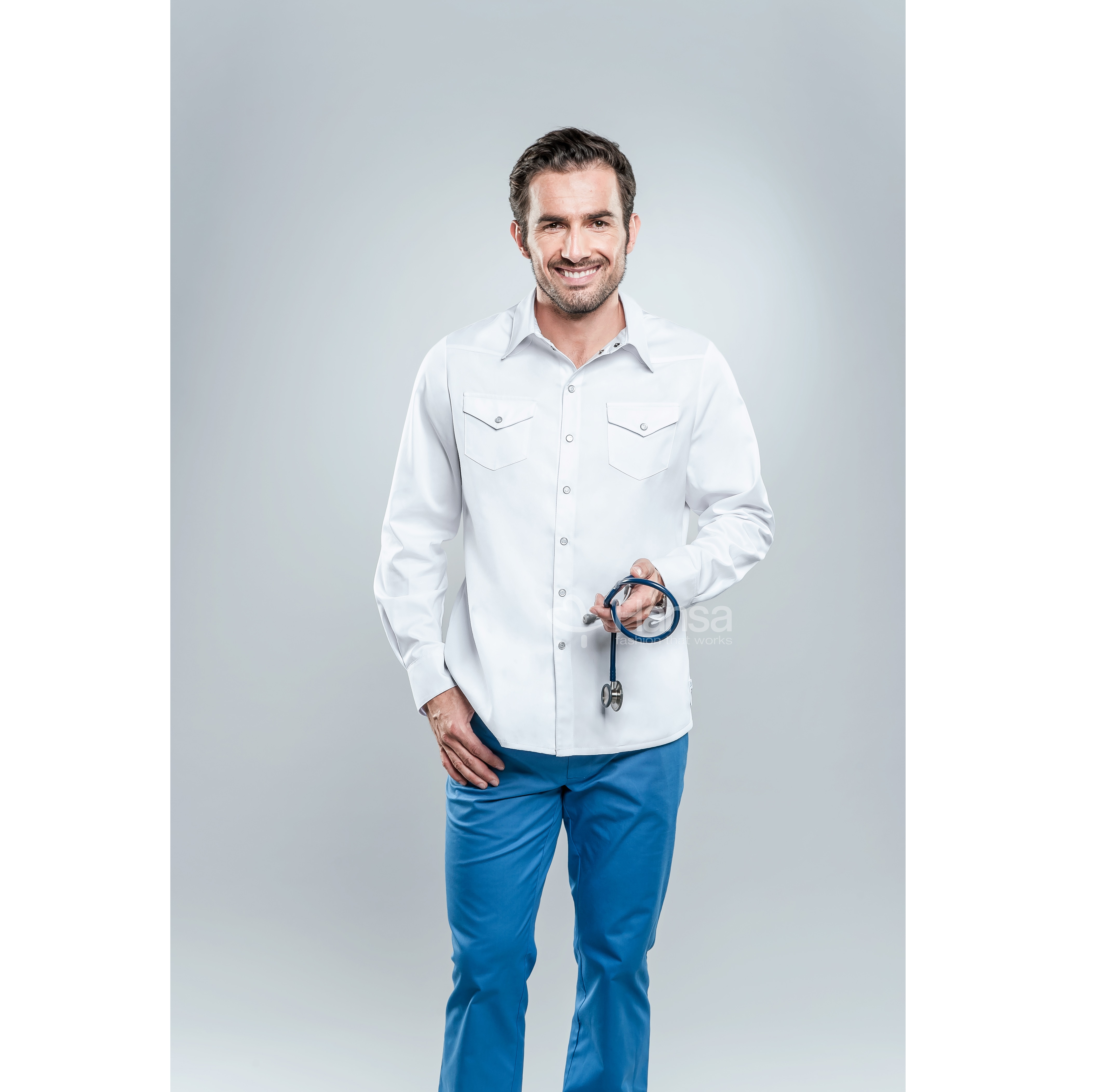 Koszule medyczne Hansa 3014