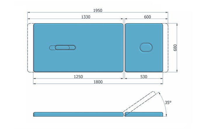 Kozetki medyczne Juventas DONNA