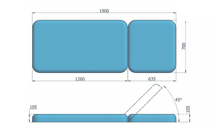 Kozetki medyczne Juventas Gaia II
