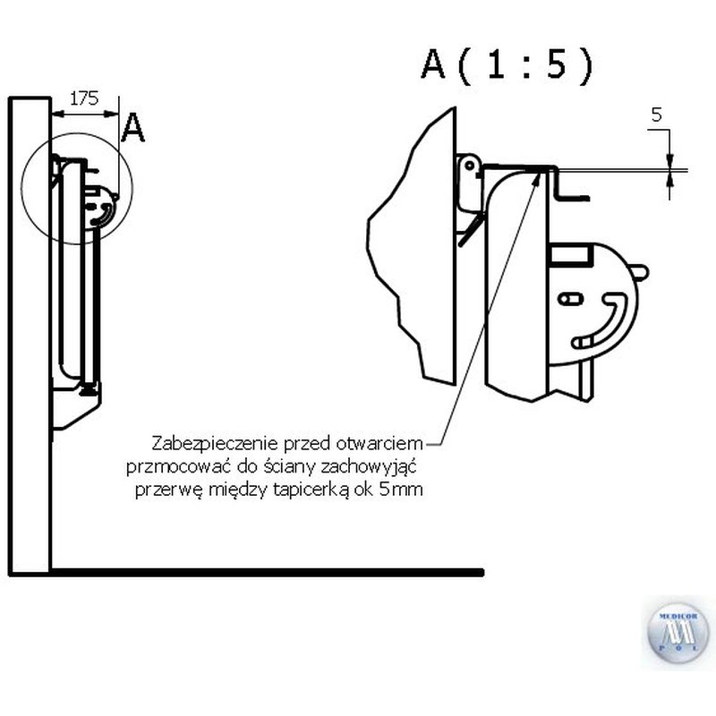 Kozetki medyczne WSTECH LMS