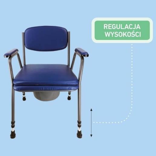 Krzesła i taborety prysznicowo - sanitarne Armedical PLK020