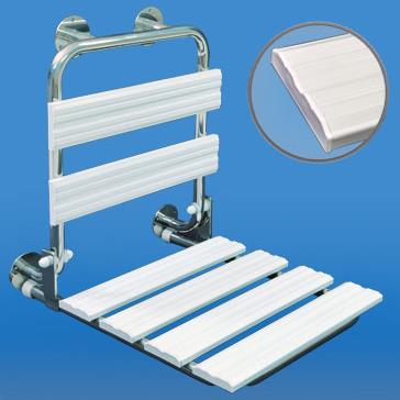 Krzesła i taborety prysznicowo - sanitarne Corrado KPU-O INOX PVC