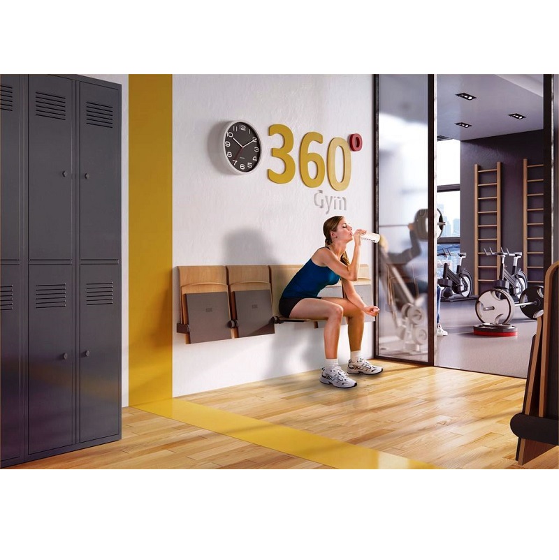 Krzesła mocowane do ściany do poczekalni medycznych MEBLANT Twist-1