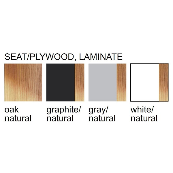 Krzesła mocowane do ściany do poczekalni medycznych MEBLANT Twist-1