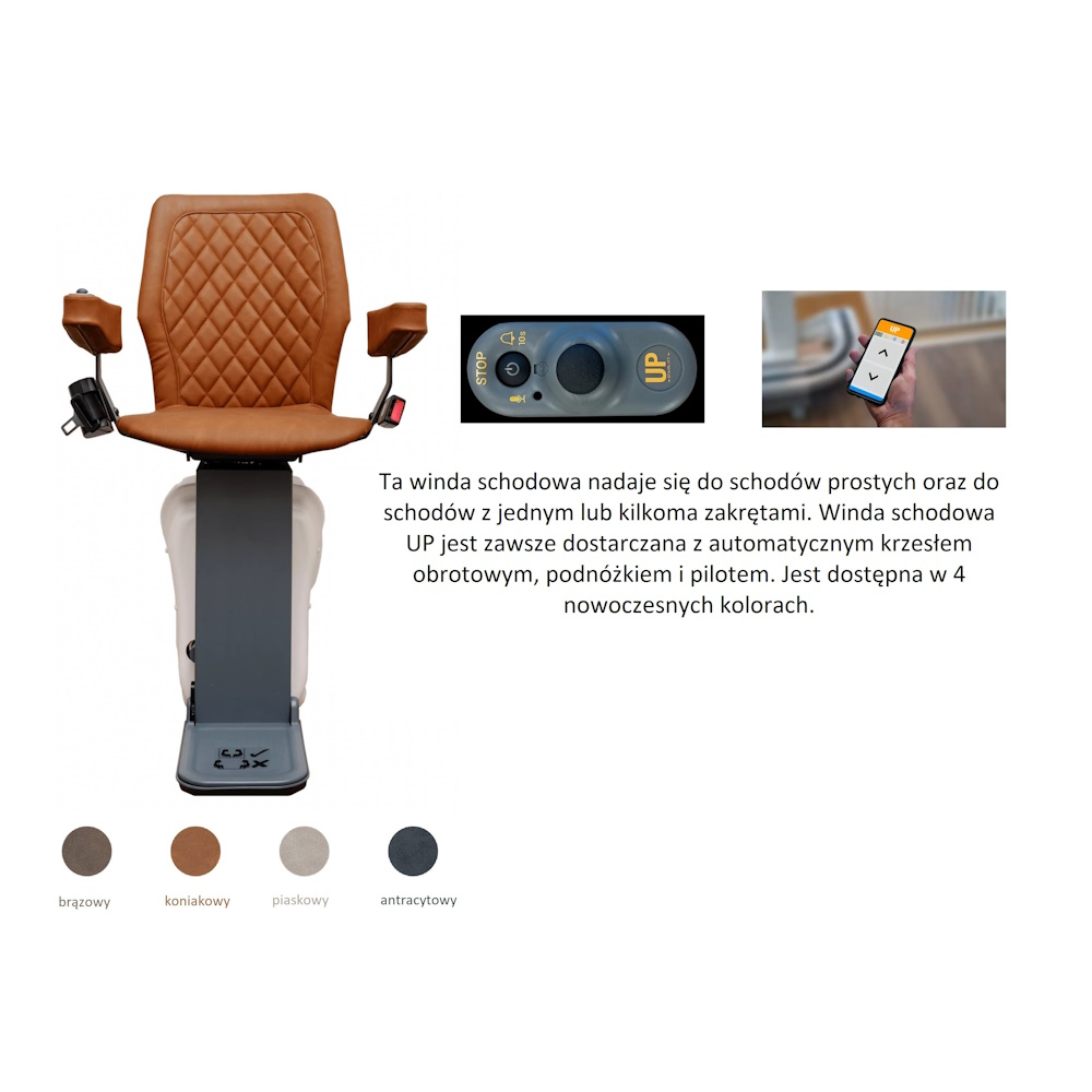 Krzesła schodowe DeVi Stairlifts Up