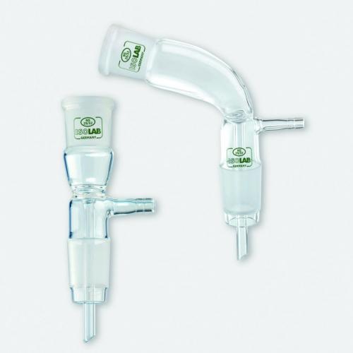 Łączniki destylacyjne ISOLAB Szkło borokrzemianowe 3.3