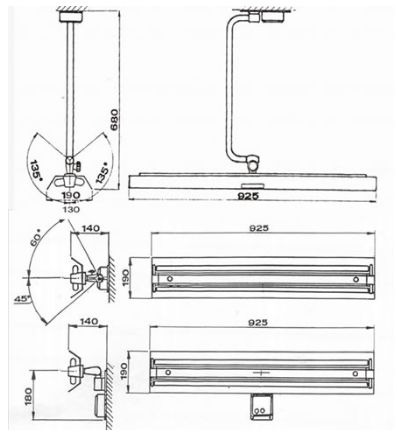 Lampy bakteriobójcze bezpośrednie BakMed LB-301.1
