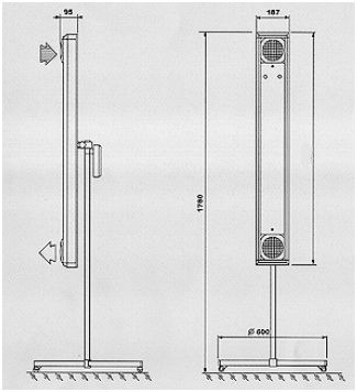 Lampy bakteriobójcze przepływowe BakMed PLB-302.2