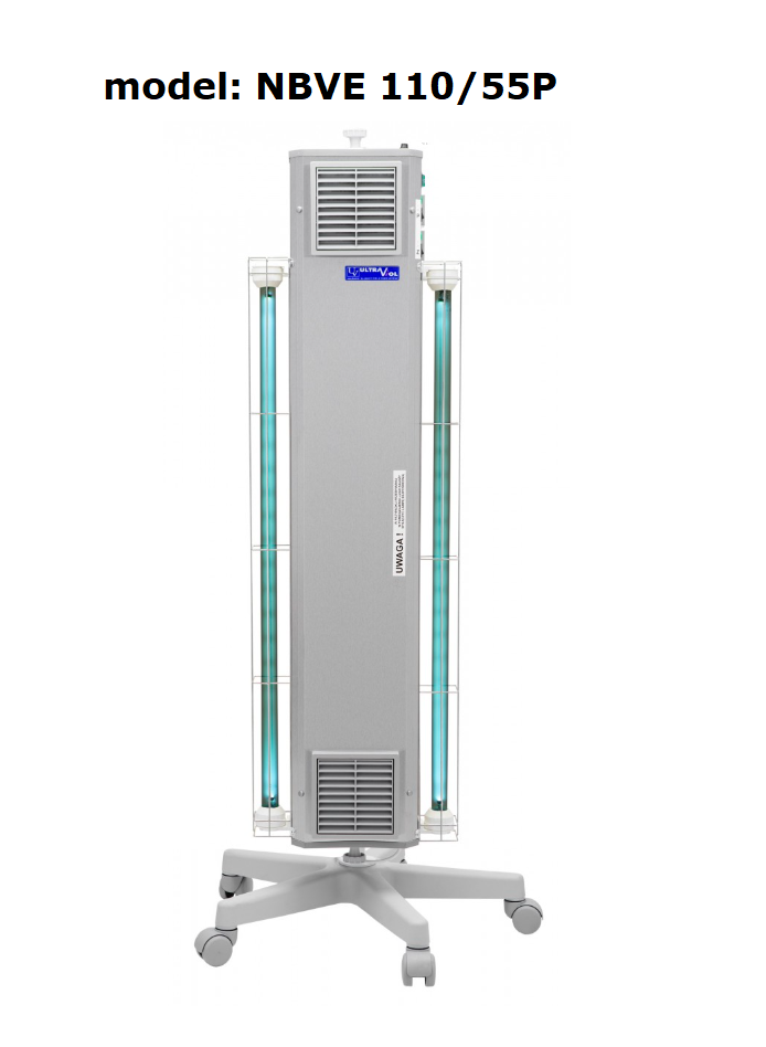 Lampy bakteriobójcze przepływowe ULTRAVIOL NBVE110N,  NBVE110S