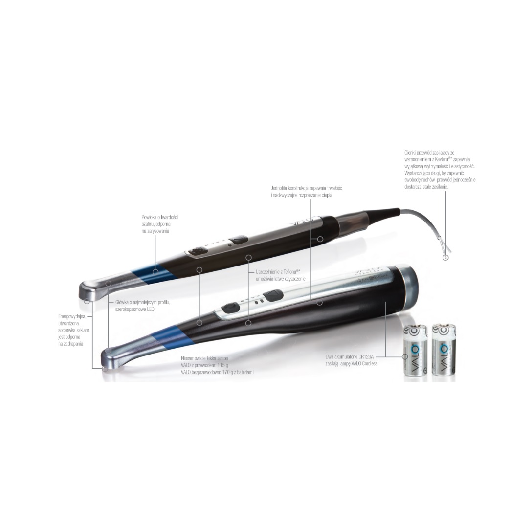 Lampy do polimeryzacji VALO Diodowa lampa polimeryzacyjna