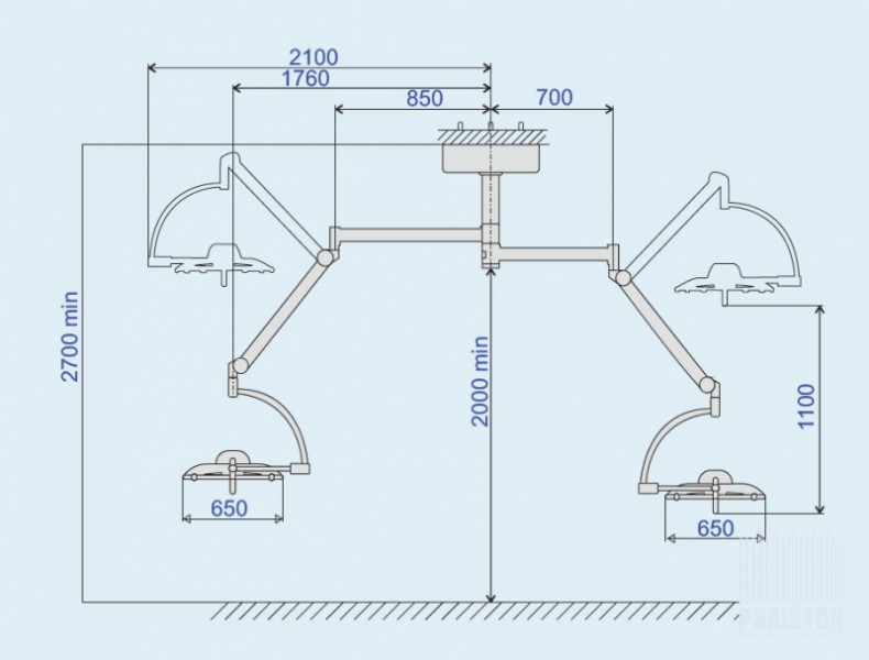 Lampy operacyjne podwójne EMALED LED Emaled 560/560