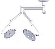 Lampy operacyjne podwójne Maquet PowerLed 700/500