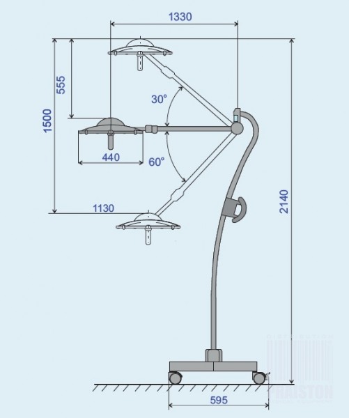 Lampy operacyjne pojedyncze EMALED LED 300 F PLUS