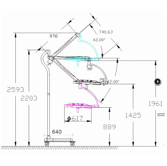 Lampy operacyjne pojedyncze MINSTON INTERNATIONAL LED KS200/ KS500 LED/ LED500S