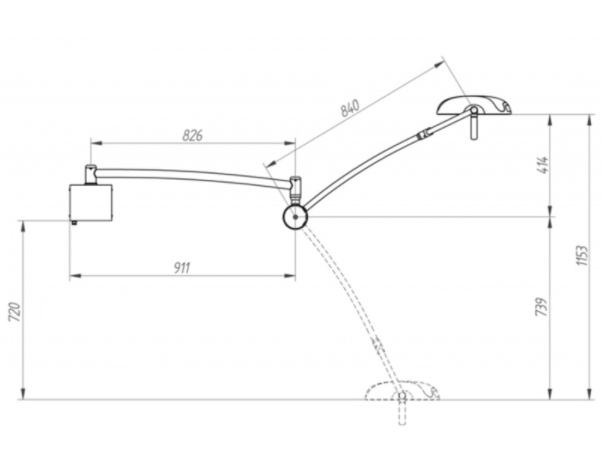 Lampy operacyjne pojedyncze Ordisi IGLUX IG-100 LED