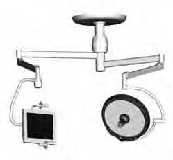 Lampy operacyjne pojedyncze STERIS Harmony vLED