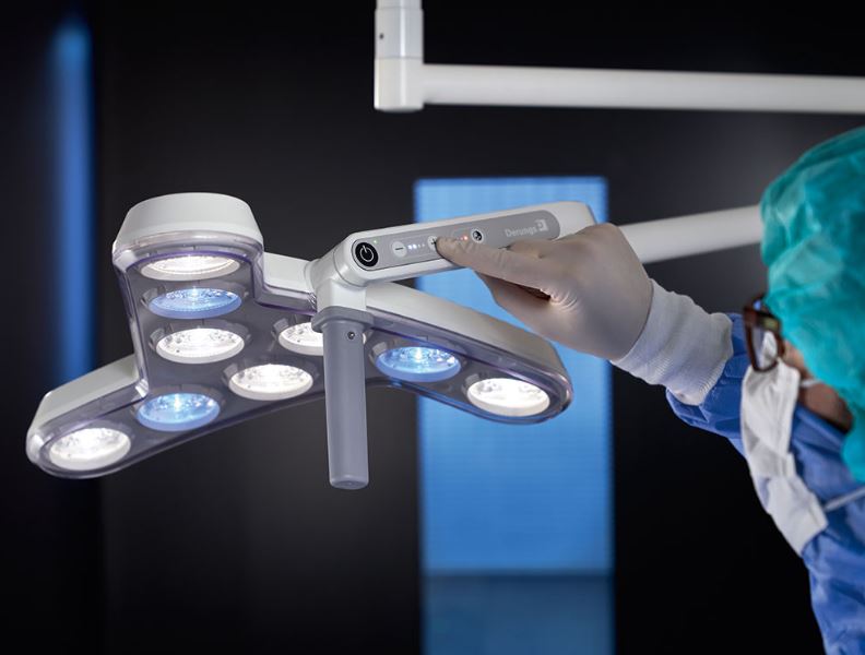 Lampy zabiegowe pojedyncze Derungs Triango 100