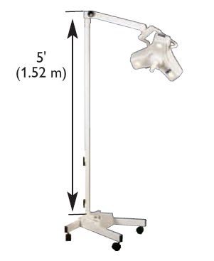 Lampy zabiegowe pojedyncze Luxo Coolspot II wersja stojąca
