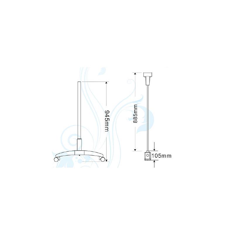 Lampy zabiegowe pojedyncze MINSTON INTERNATIONAL KS-Q6 LED