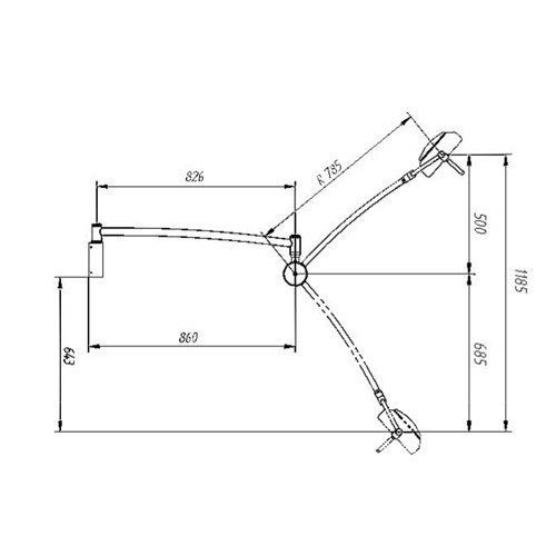 Lampy zabiegowe pojedyncze Ordisi L21-25P/ L21-25P LED