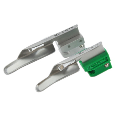 Laryngoskopy B/D Metalowa światłowodowa Miller / Macintosh