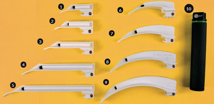 Laryngoskopy do stosowania w środowisku MRI PROACT Medical MRI