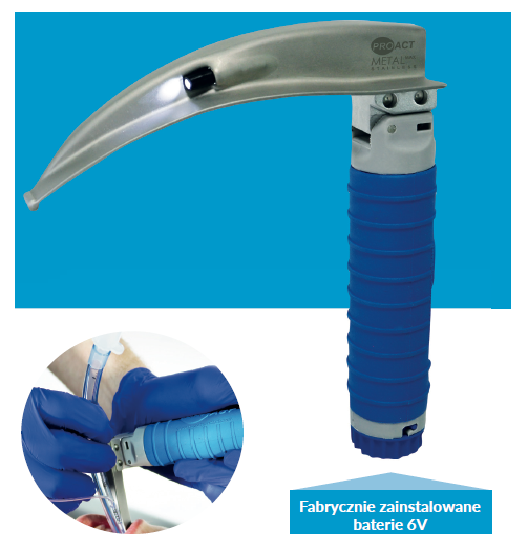 Laryngoskopy PROACT Medical Metal Max COMBI