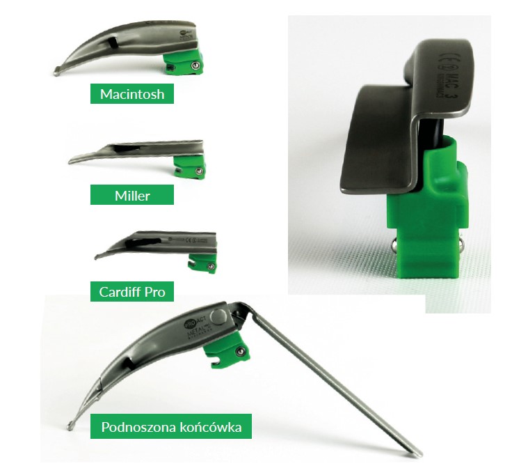 Laryngoskopy PROACT Medical Metal Max GS