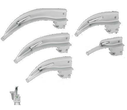 Laryngoskopy SG Manufacturers Łyżki światłowodowe typu Macintosh