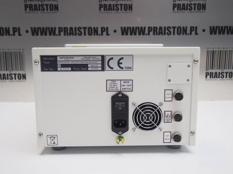 Lasery chirurgiczne - używane B/D OPTOTEK OPTOLIGHT 25 - Praiston rekondycjonowany