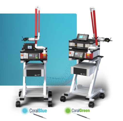 Lasery laryngologiczne A.R.C. Laser CoralBlue / CoralGreen