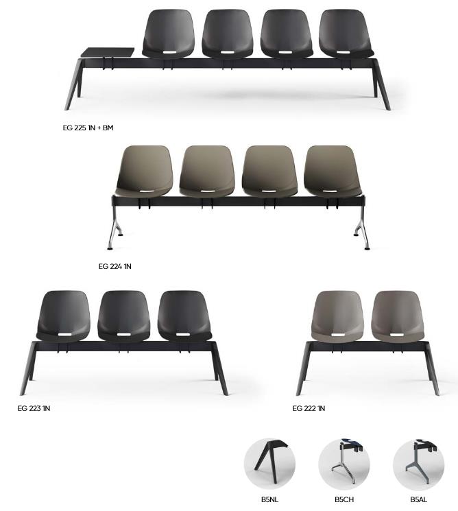 Ławki do poczekalni medycznych MEBLANT Eggo