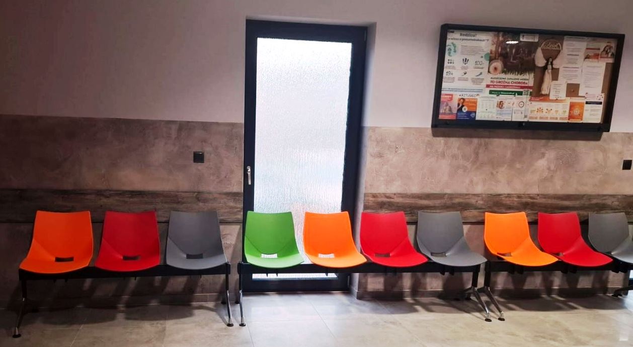 Ławki do poczekalni medycznych MEBLANT Shell