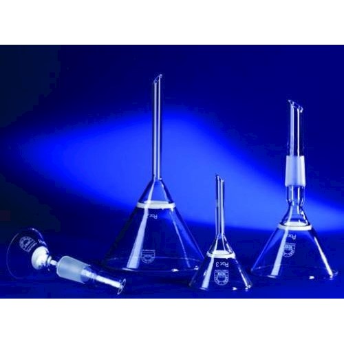 Lejki szklane i produkty do filtracji ROBU filtracyjne stożkowe szkło borokrzemianowe 3.3