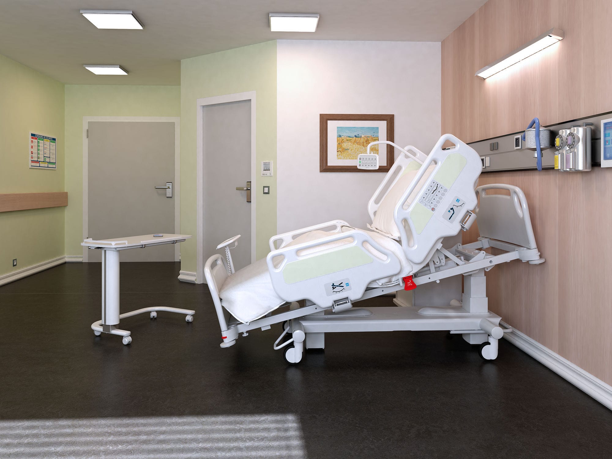 Łóżka do intensywnej terapii - Łóżka na OIT (OIOM) AHF Twin