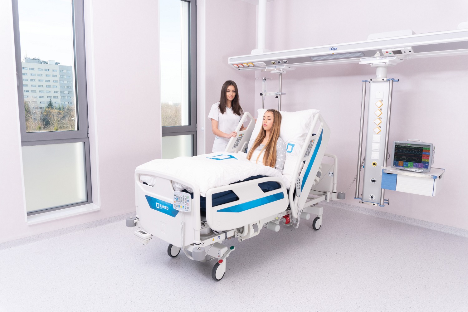 Łóżka do intensywnej terapii - Łóżka na OIT (OIOM) Famed Nano