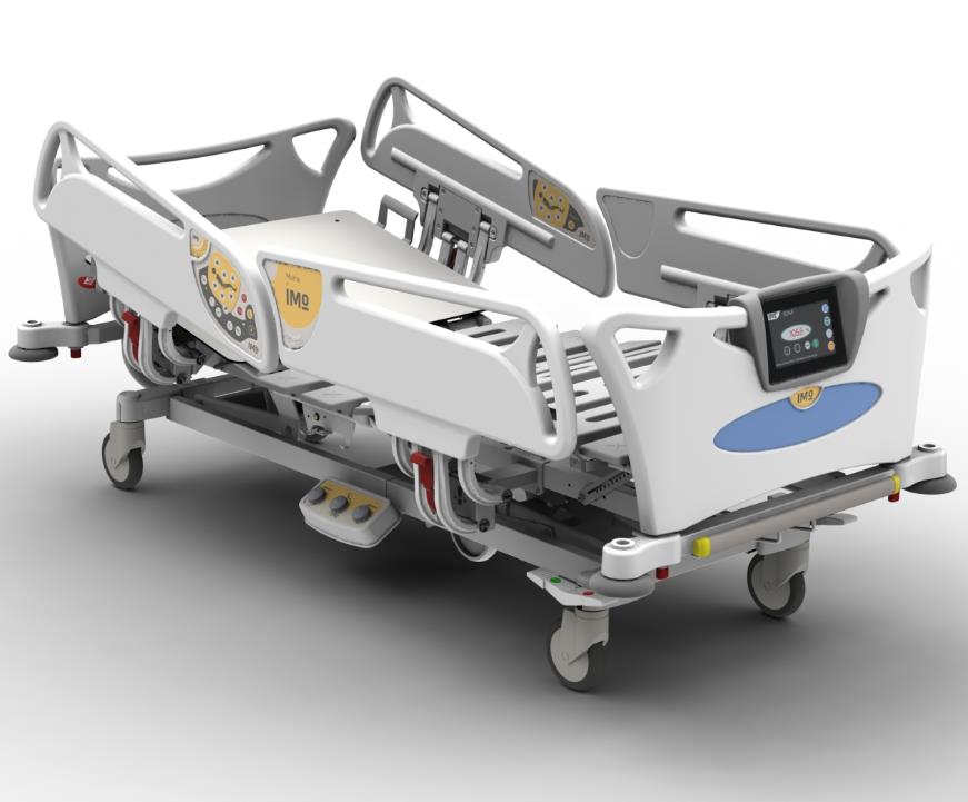 Łóżka do intensywnej terapii - Łóżka na OIT (OIOM) IMO MATRIX E50 z wagą