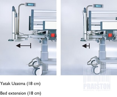 Łóżka do intensywnej terapii - Łóżka na OIT (OIOM) NITROCARE HB 5130 WEIGHT BED COMPACT