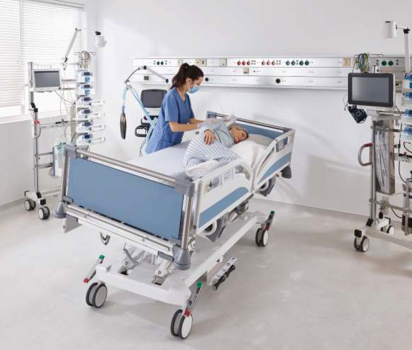 Łóżka do intensywnej terapii - Łóżka na OIT (OIOM) Stiegelmeyer Sicuro tera