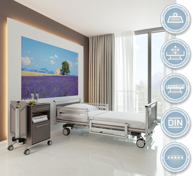 Łóżka rehabilitacyjne ortopedyczne (szpitalne) Malsch IMPULSE 300 KL