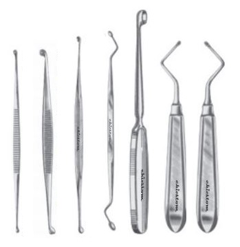 Łyżki kostne chirstom Łyżki kostne