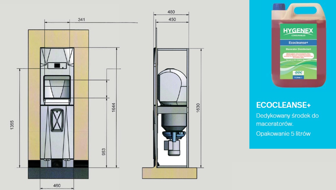 Maceratory DDCDolphin UNO WALL