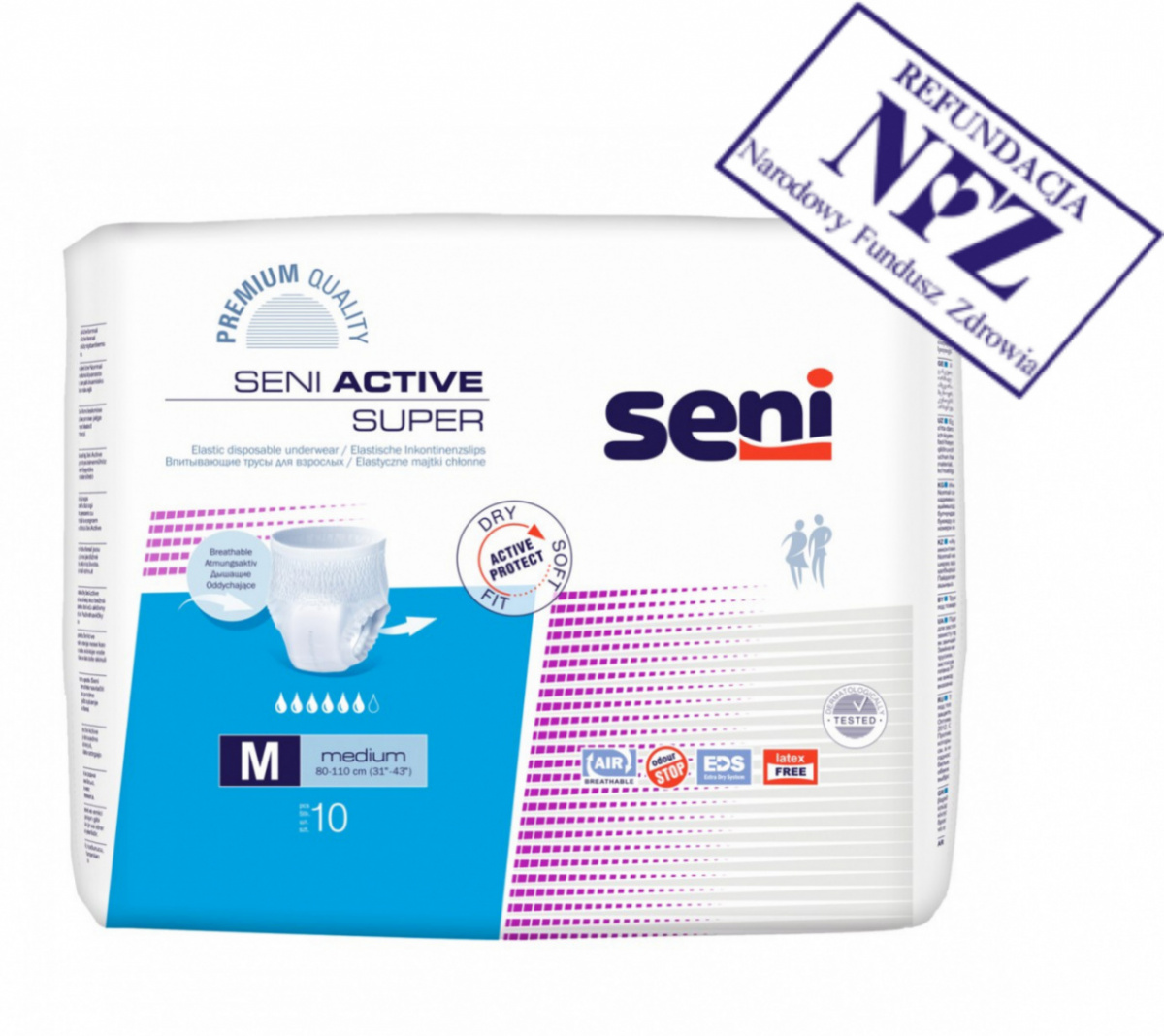 Majtki chłonne TZMO Seni Active Super