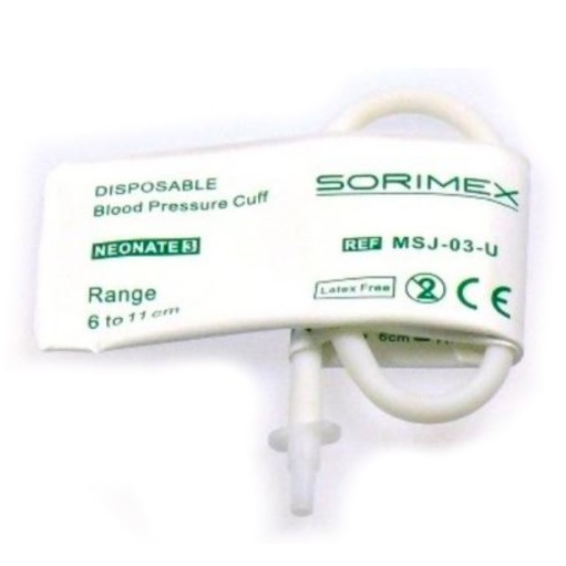 Mankiety NIBP do kardiomonitorów SORIMEX sp. z o.o. sp. k. jednorazowe