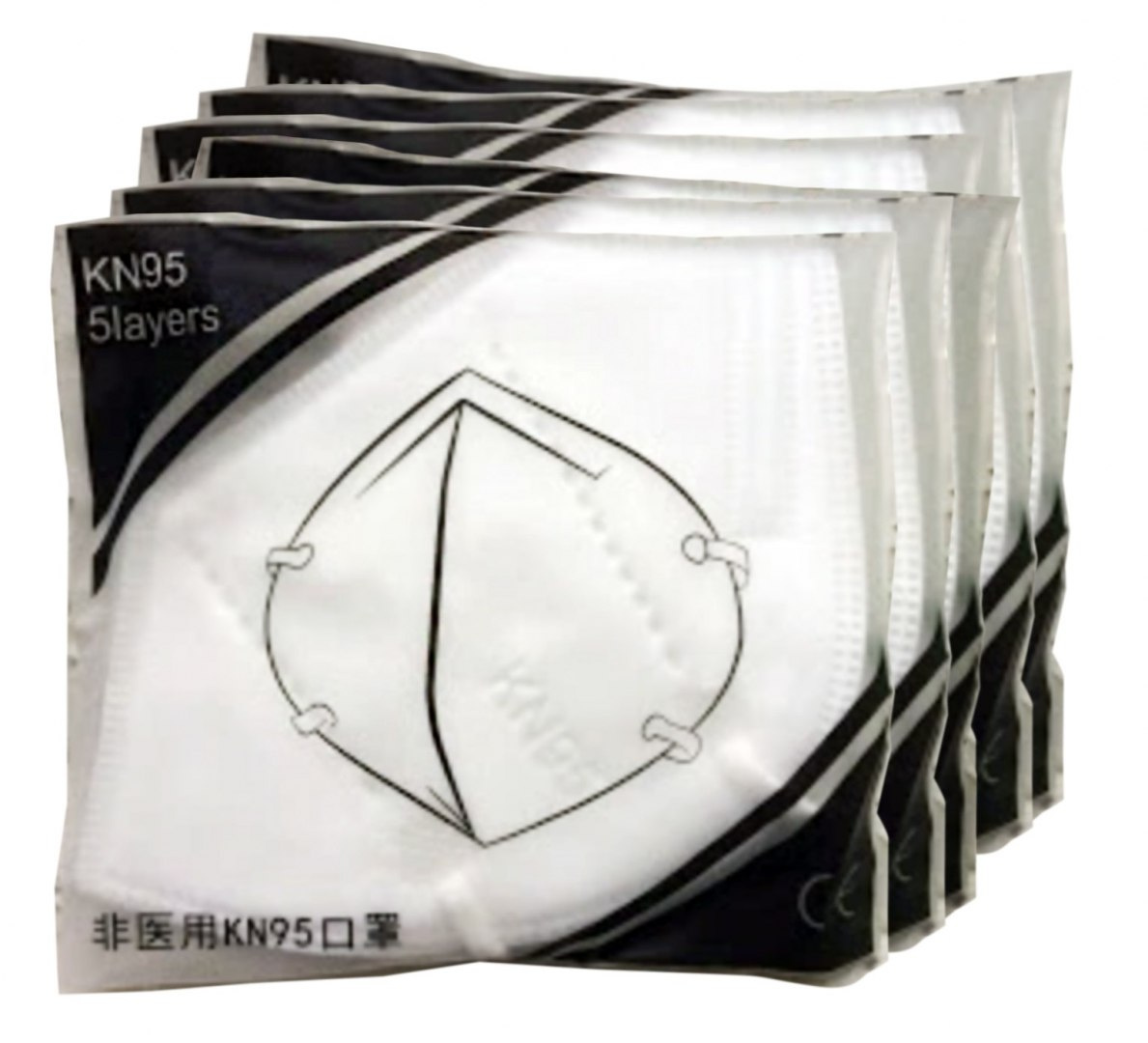 Maski ochronno-filtrujące B/D FFP2 (KN95)