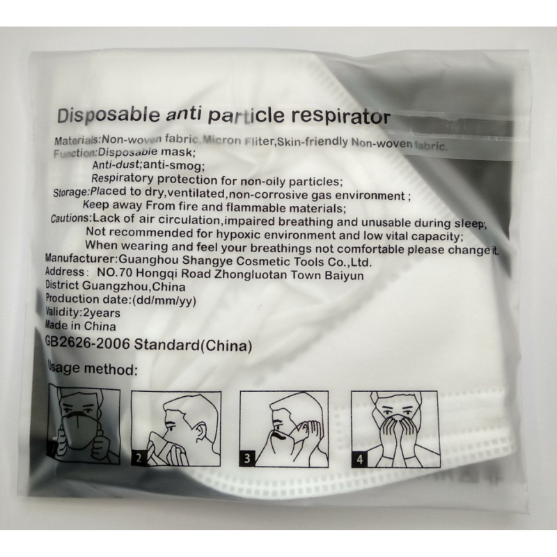 Maski ochronno-filtrujące B/D KN95/FFP2