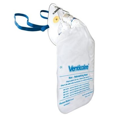 Maski tlenowe Flexicare Medical Maski tlenowe do wysokich stężeń